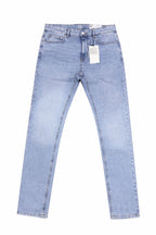 Men’s Light Blue Slim Fit Denim Jeans | Power Stretch Casual Street Style
